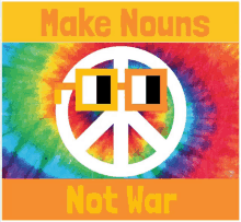 Lil Nouns Make Nouns Not War GIF - Lil Nouns Make Nouns Not War Peaceful GIFs