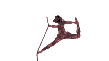 acrobat balance rope girl flexible