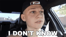 I Dont Know Conner Bobay GIF - I Dont Know Conner Bobay No Idea GIFs
