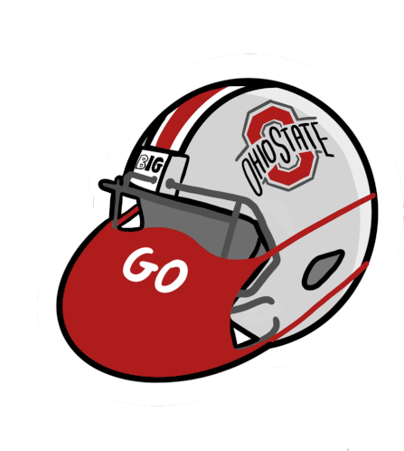 Ohio State Ohio State Football Sticker - Ohio State Ohio State Football Go Buckeyes Stickers