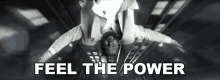 Feel The Power Falling GIF - Feel The Power Falling Pulled Up GIFs