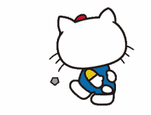 Hello Kitty Kicking The Pebble GIF - Hello Kitty Kicking The Pebble GIFs
