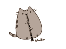 Cat Clarinet GIF