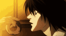 Death Note Anime GIF - Death Note Anime Donut GIFs