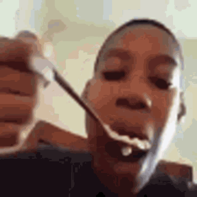eating cereal gif