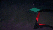 a drawing of a person with a red triangle in the middle