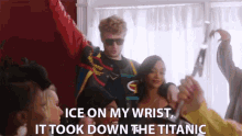 Ice On My Wrist It Took Down The Titanic GIF - Ice On My Wrist It Took Down The Titanic Wrist So Icy GIFs