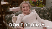 Betty White Dirty GIF - Betty White Dirty Young And Hungry GIFs