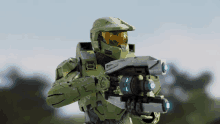 Master Chief Blaster GIF - Master Chief Blaster Halo Infinite GIFs