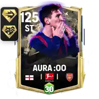 a soccer card that says aura 00 on it