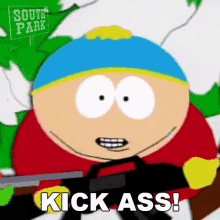 kick ass eric cartman south park volcano s1e3