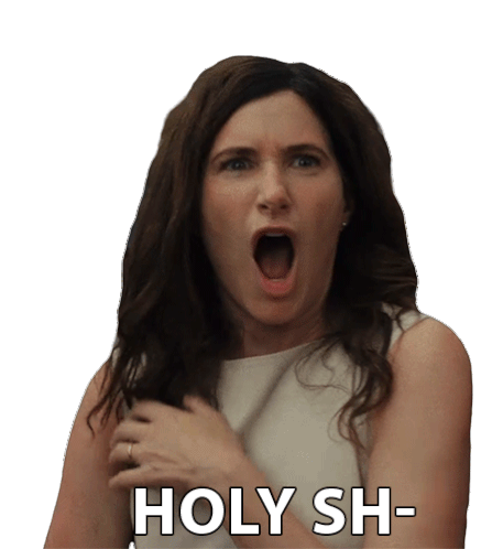 Holy Sh Claire Debella Sticker - Holy Sh Claire Debella Kathryn Hahn Stickers
