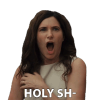 Holy Sh Claire Debella Sticker - Holy Sh Claire Debella Kathryn Hahn Stickers