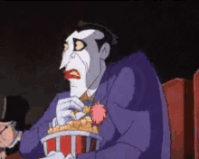 Joker Popcorn GIF - Joker Popcorn Batman The Animated Series GIFs