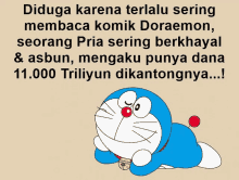 Doraemon Diduga Karena Terlalu Sering GIF - Doraemon Diduga Karena Terlalu Sering Tail Wag GIFs