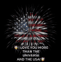 American Flag Fireworks GIF - American Flag Fireworks I Love You GIFs