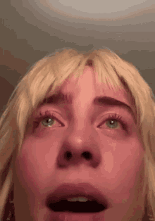 Crying Billieeilish GIF - Crying Billieeilish Blonde GIFs