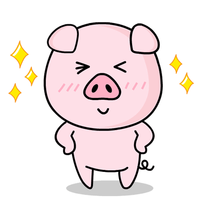 Pig Animal Sticker - Pig Animal Pink Stickers