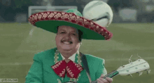 mexican head shake mariachi soccer ball