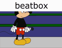 Mickey Mouse Mickey GIF - Mickey Mouse Mickey Beatbox GIFs