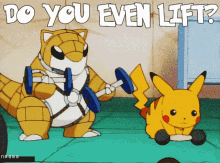 Pokemon Lifting GIF - Pokemon Lifting Do You Even Lift GIFs