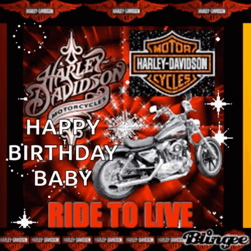 Happy Birthday Harley Davidson GIF - Happy Birthday Harley Davidson Greeting GIFs
