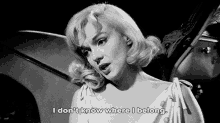 Idk Marilyn Monroe GIF - Idk Marilyn Monroe Sad GIFs