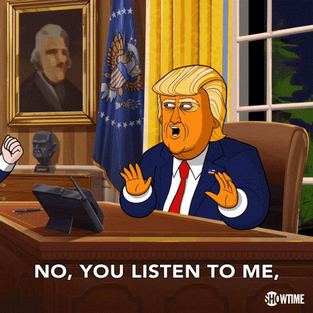 No You Listen To Me Butthole GIF - No You Listen To Me Butthole Donald Trump  - Discover & Share GIFs