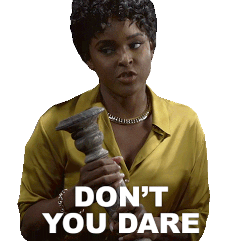 Dont You Dare Lisa Sticker - Dont You Dare Lisa Antoinette Robertson Stickers