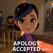 Apology Accepted Claire Nuñez GIF - Apology Accepted Claire Nuñez Trollhunters Tales Of Arcadia GIFs