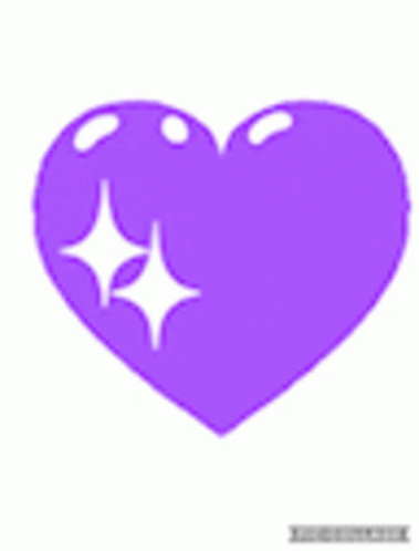 purple heart emoji gif