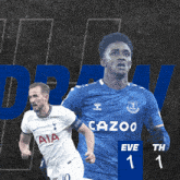 Everton F.C. (1) Vs. Tottenham Hotspur F.C. (1) Post Game GIF - Soccer Epl English Premier League GIFs
