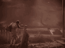 Wizard Of Oz Storm GIF - Wizard Of Oz Storm Strong Wind GIFs