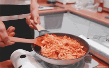 Cooking Pasta GIF