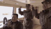 kim jong un cheers clap north korea rocket