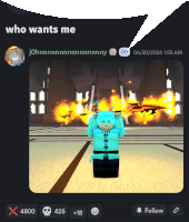 a screenshot of a video game with the words who wants me above it