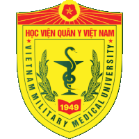vietnam military medical university logo with a snake and a bottle