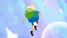 Finn Spin Finn Astro GIF - Finn Spin Finn Astro Adventure Time GIFs