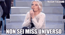 Non Sei Miss Universo GIF - Uomini E Donne Maria De Filippi Trono Over GIFs