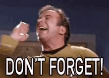 Dont Forget GIF - Dont Forget Star Trek Slap GIFs