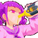 Anime Anime Girl Sticker - Anime Anime Girl Drinking Stickers
