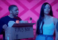 Rihanna And Drake GIF - Key Of Awesome Key Of Awesome Gi Fs Chicken Nuggets GIFs