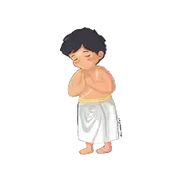 a cartoon drawing of a boy with a white towel around his waist and the hashtag @mrsdoodles