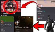 a screenshot of a discord account with the name ghost in the upper right corner