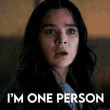 Im One Person Kate Bishop GIF - Im One Person One Person Kate Bishop GIFs