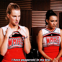 Glee Brittany Pierce GIF - Glee Brittany Pierce I Have Pepperoni In My Bra GIFs