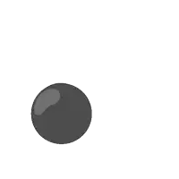 a black bomb with a yellow star coming out of it