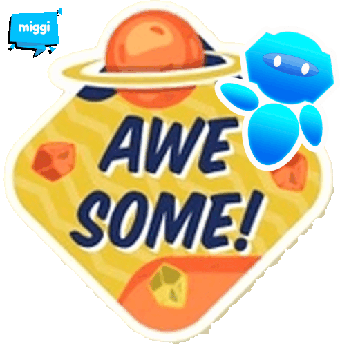 Miggi Awesome Sticker - Miggi Awesome Stickers