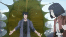oh no yikes venus flytrap plant anime