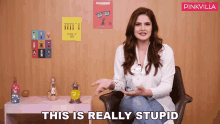 This Is Really Stupid Zareen Khan GIF - This Is Really Stupid Zareen Khan Pinkvilla GIFs